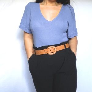 LOFT V Neck Sweater Top